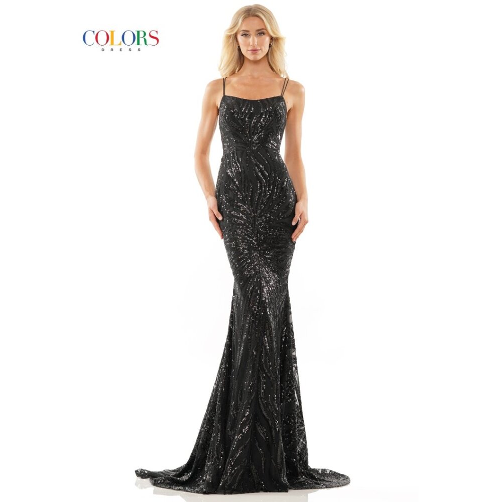 NEW Black Sequin Prom Dress Size 14